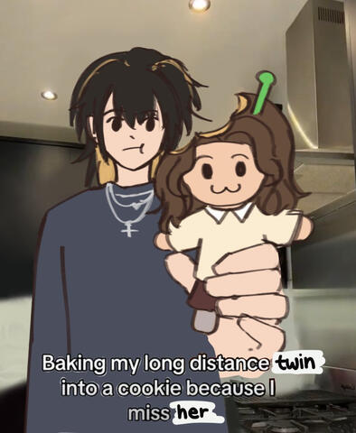 baking my twin